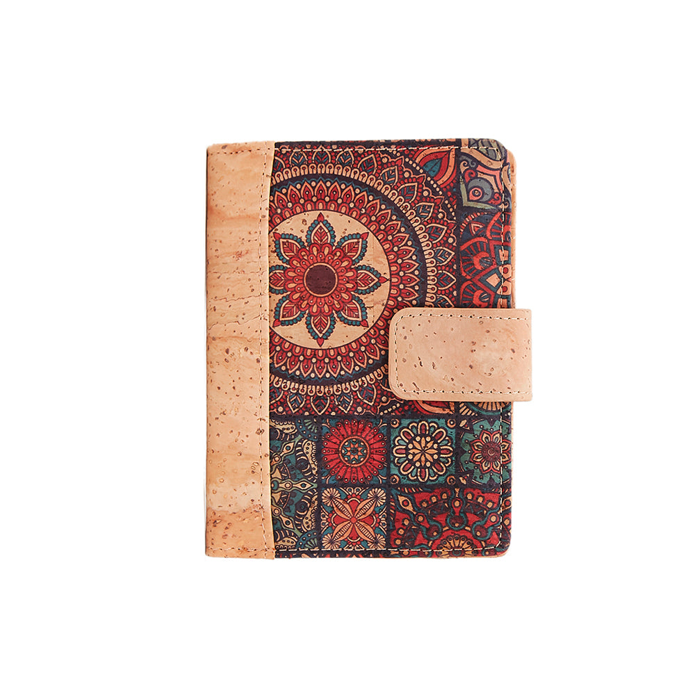 Women's cork wallet zipper Vegan wallet