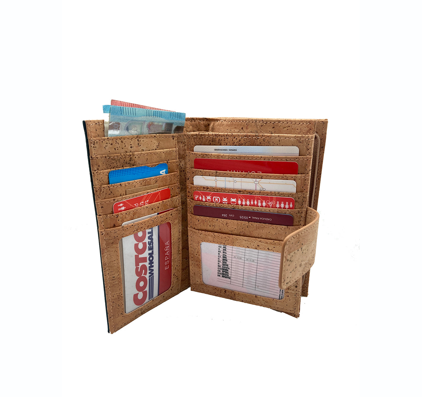 Women's RFID Blocking Cork Wallet 1618 Series