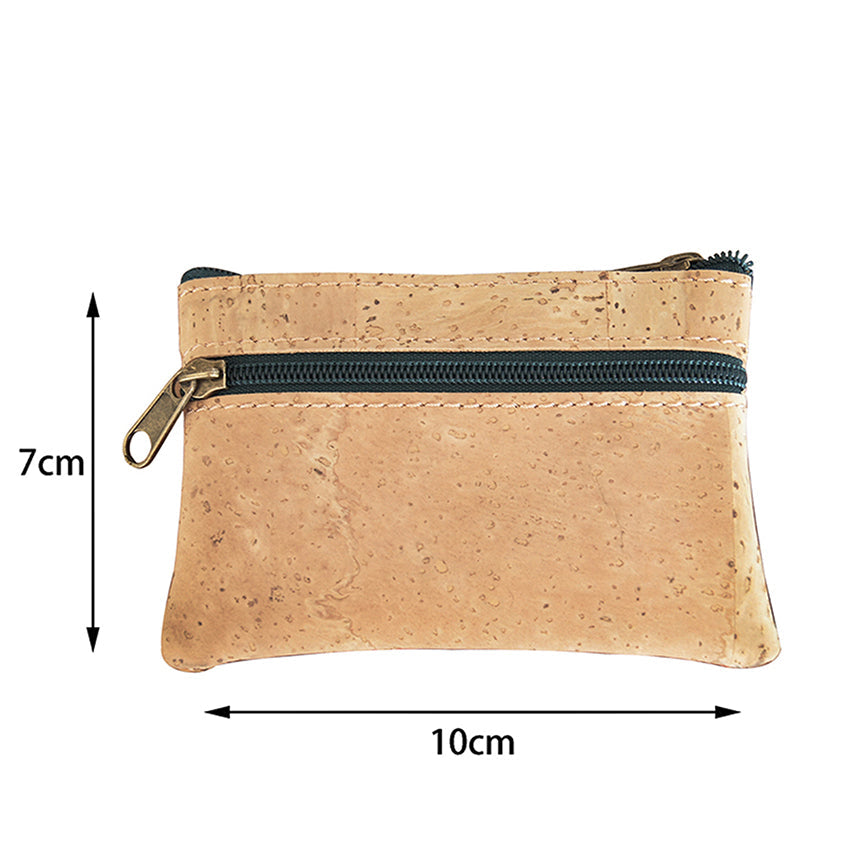 Cork coin bag, Handmade, 736 Series,