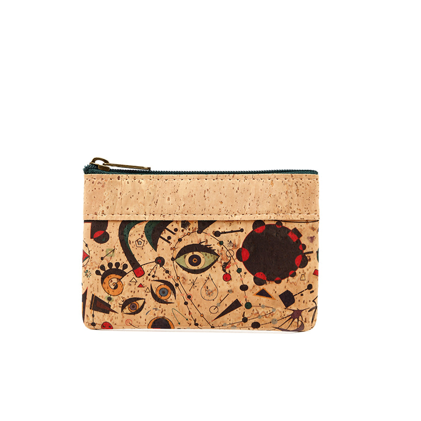 Cork coin bag, Handmade, 736 Series,