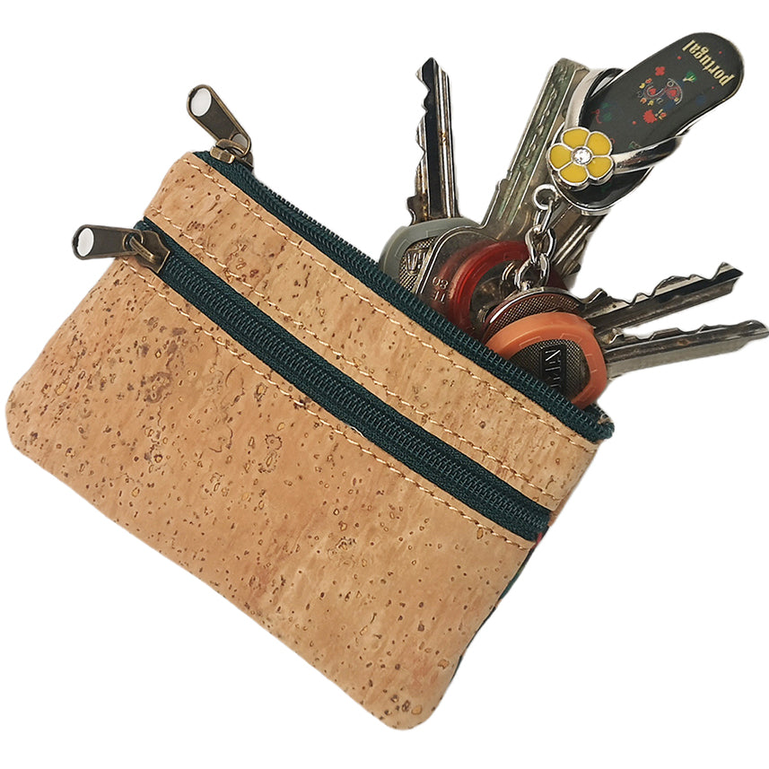 Cork coin bag, Handmade, 736 Series,