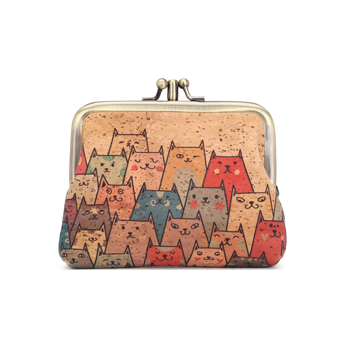 Cork mouthpiece purse