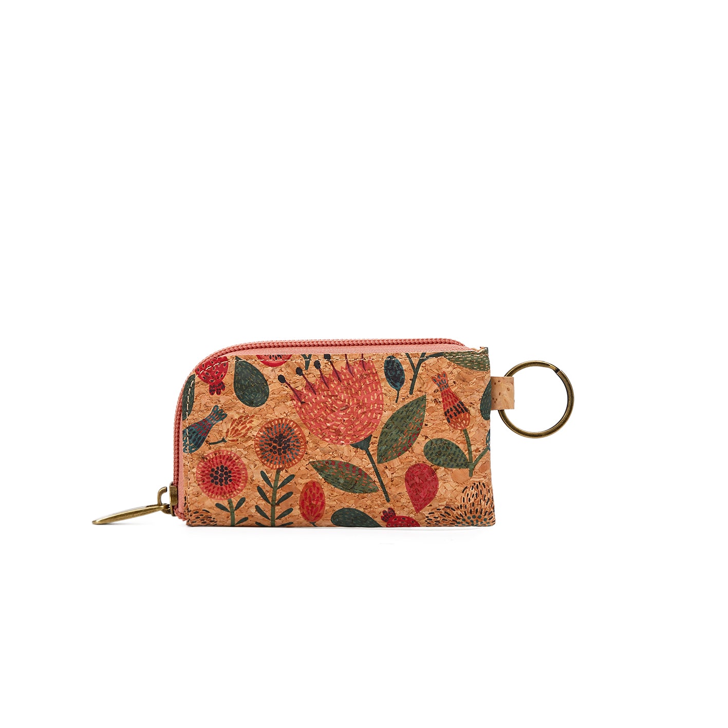 Cork Keychain, Vegan Keychain, Backpack Keychain, Keychain Hook,
