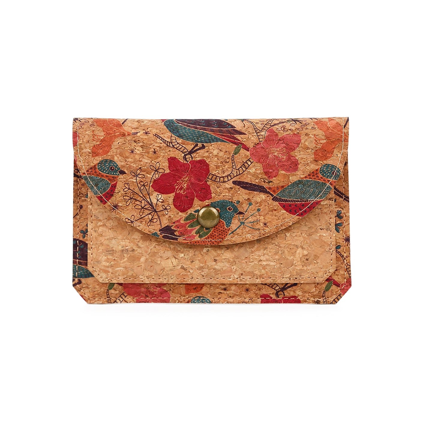 Natural cork zippered purse 738 Series