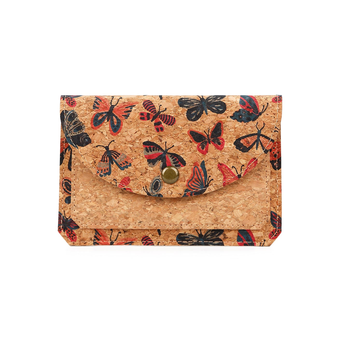 Natural cork zippered purse 738 Series