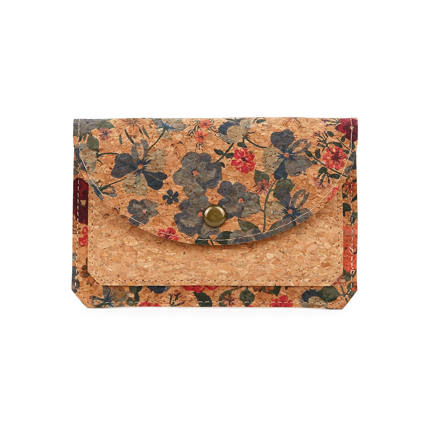 Natural cork zippered purse 738 Series