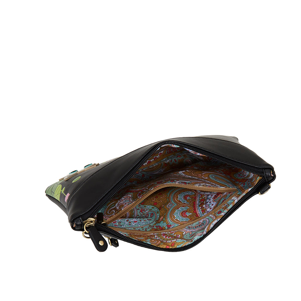 Bolso de mano y bandolera de piel vegana 2 en 1 Ref 705-01 Serie