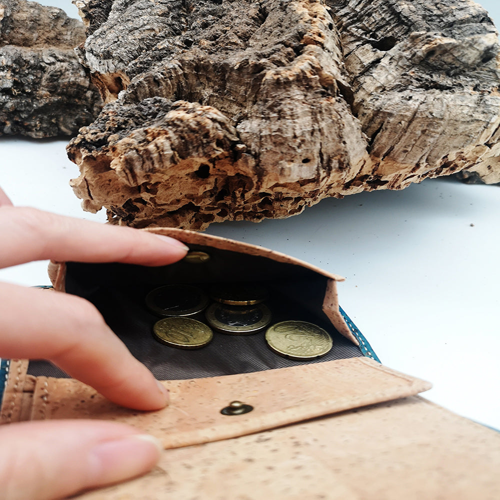 Cork Wallet for Men Vegan Wallet Eco Wallet for Men Gift for Him