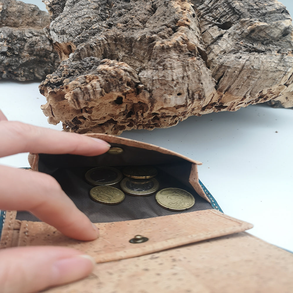 Cork Wallet for Men Vegan Wallet Eco Wallet for Men Gift for Him