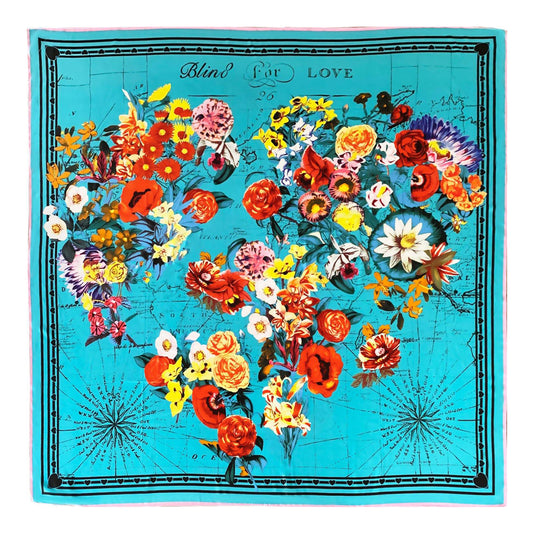 Bufanda larga para todas las estaciones en lujosa mezcla de telas, chal de bellas artes y envoltura