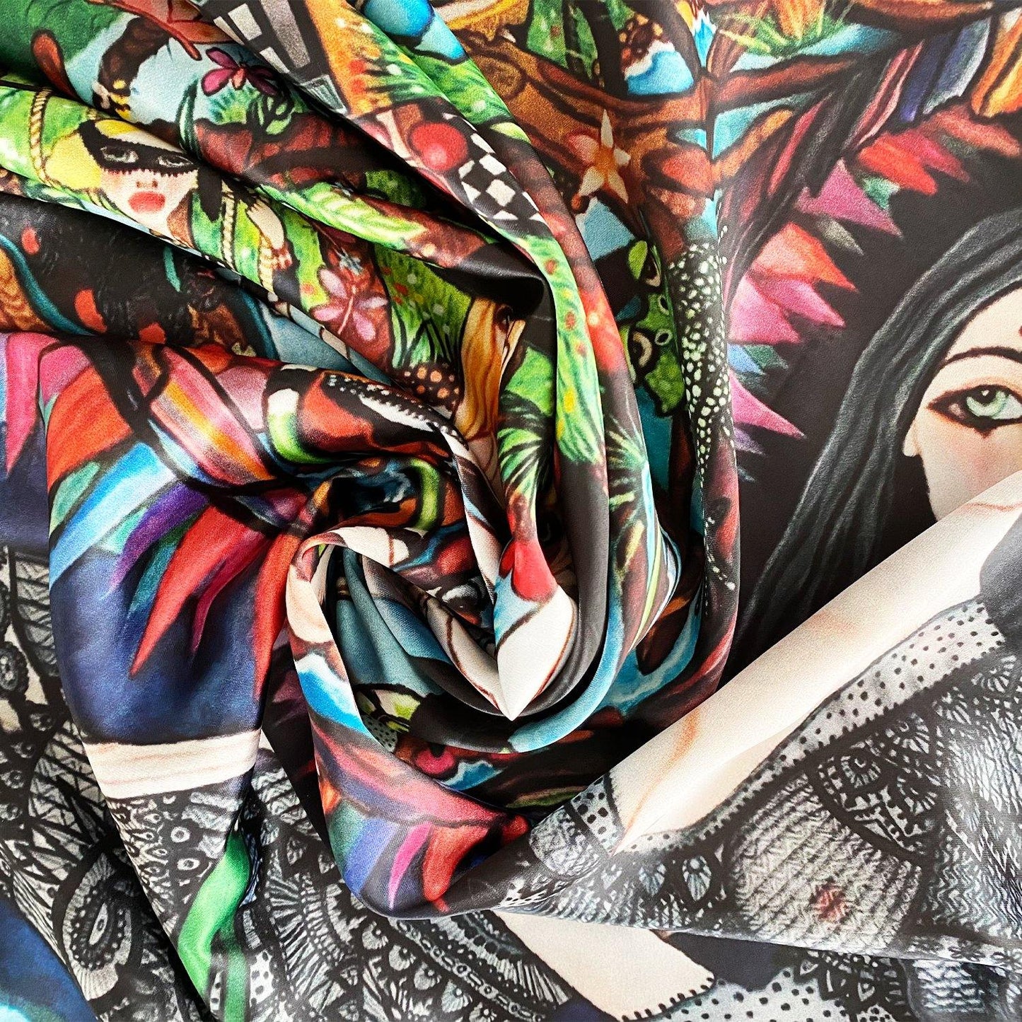 Chal - Fular - Bufanda - Estola ArtÃstica. - ARTE