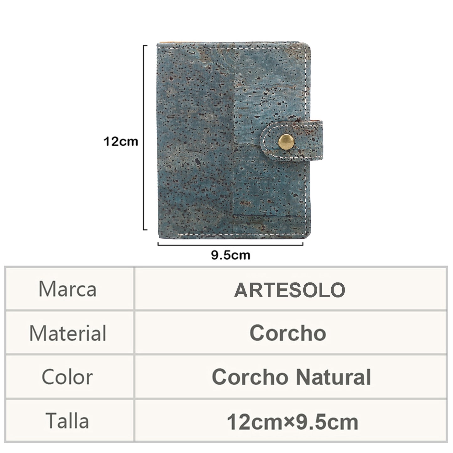Cork Wallet for Men Vegan Wallet Eco Wallet for Men Gift for Him