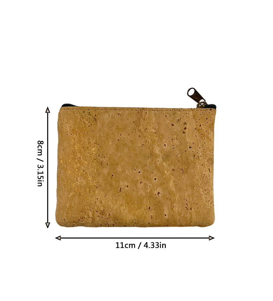 Cork Wallet With Zipper 741 Series