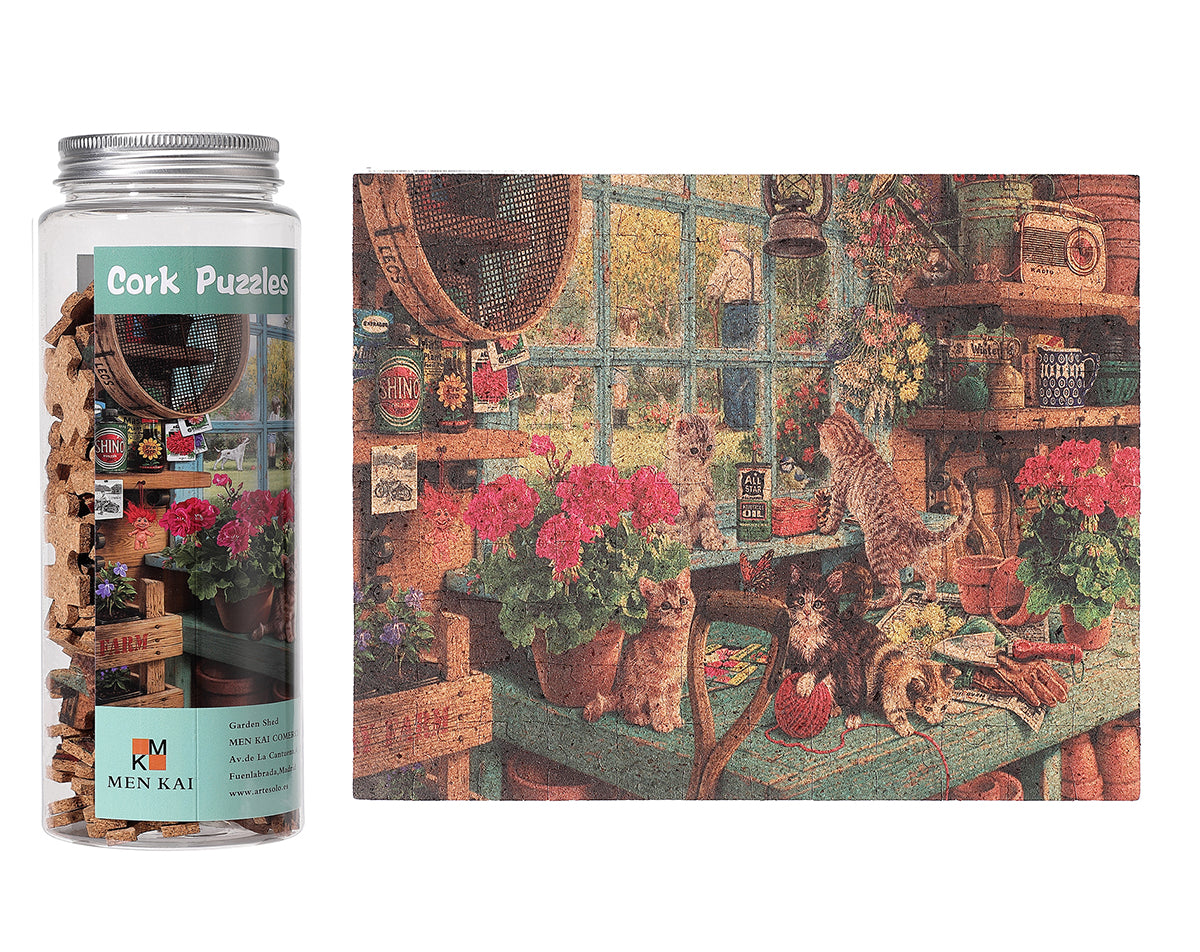 Puzzles De Corcho, Puzzles Curious Cats Puzzle , 120 Piezas Rompecabezas
