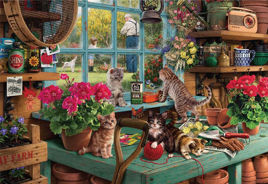 Puzzles De Corcho, Puzzles Curious Cats Puzzle , 120 Piezas Rompecabezas