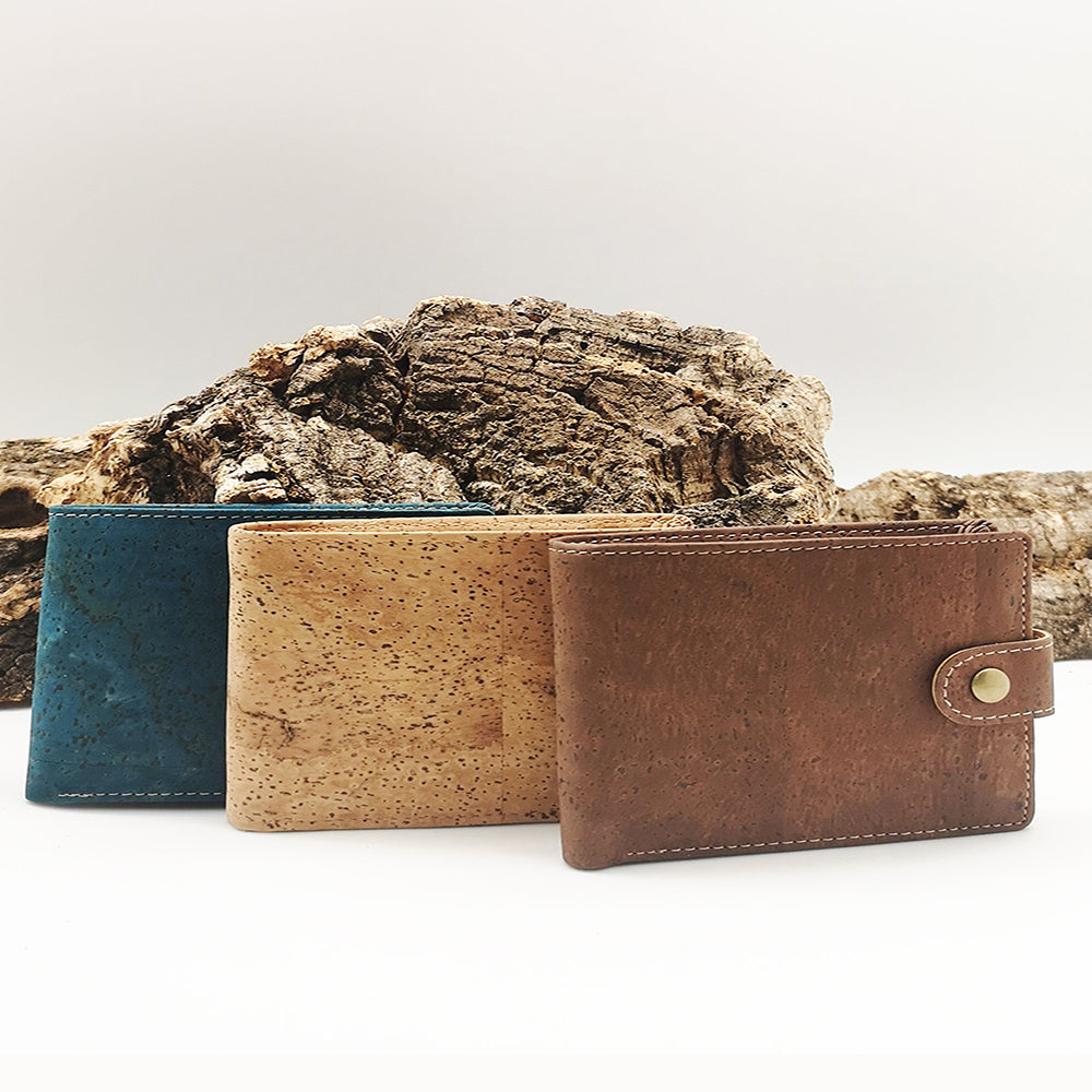 Cork Wallet for Men Vegan Wallet Eco Wallet for Men Gift for Him