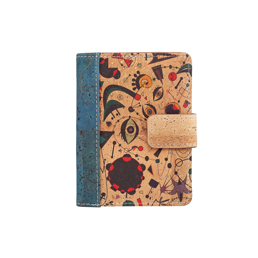Cartera de corcho mujer cremallera Cartera vegana 1614 Series