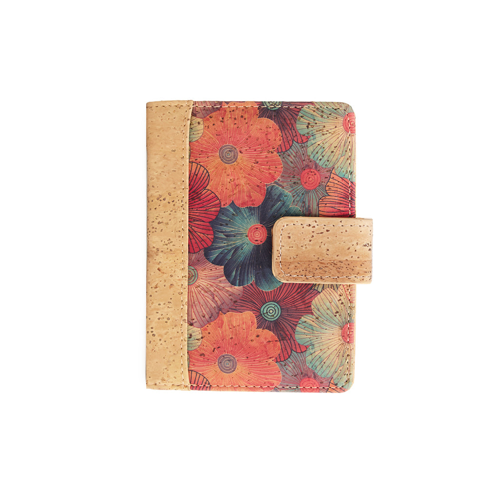 Cartera de corcho mujer cremallera Cartera vegana 1614 Series