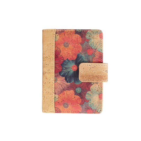 Cartera de corcho mujer cremallera Cartera vegana 1614 Series