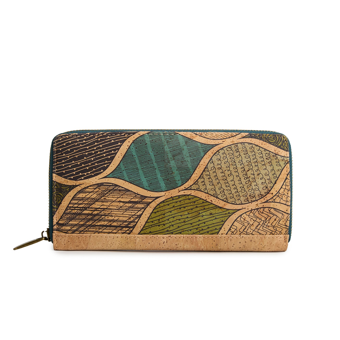 Cork wallet, vegan wallet, cork bag, eco wallet for women with place for cards and coins,