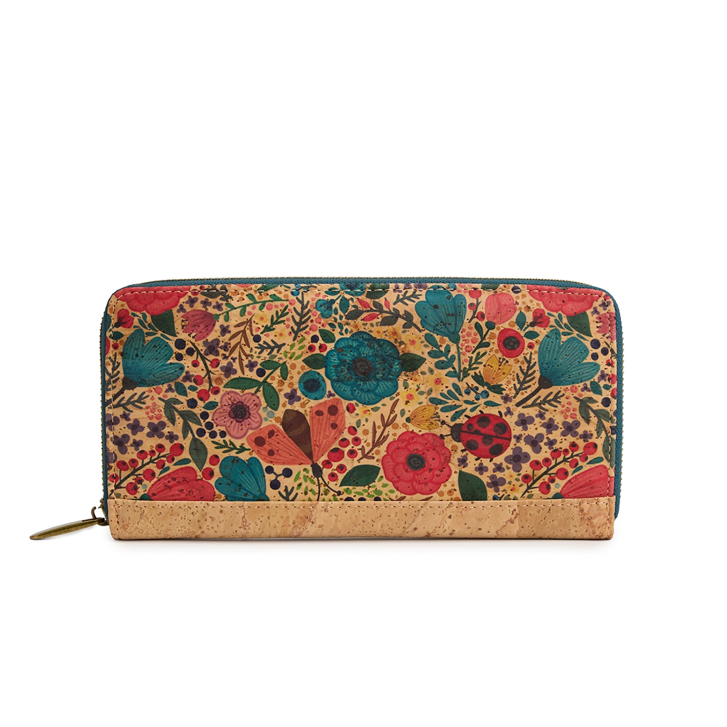 Cork wallet, vegan wallet, cork bag, eco wallet for women with place for cards and coins,