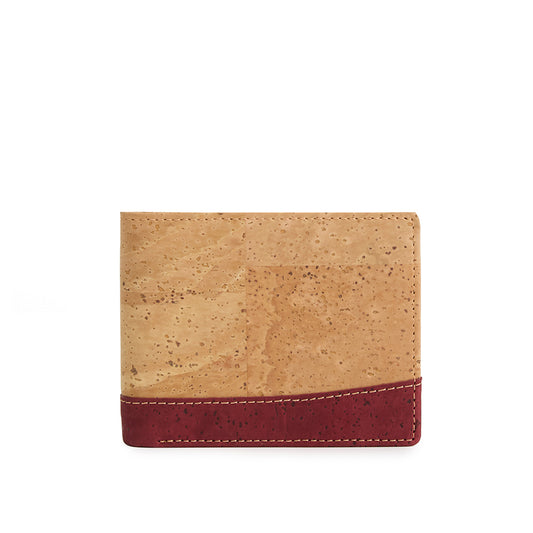 Billetera de corcho para hombre  Billetera vegana  Billetera ecológica para hombres Regalo para él  6668 Series