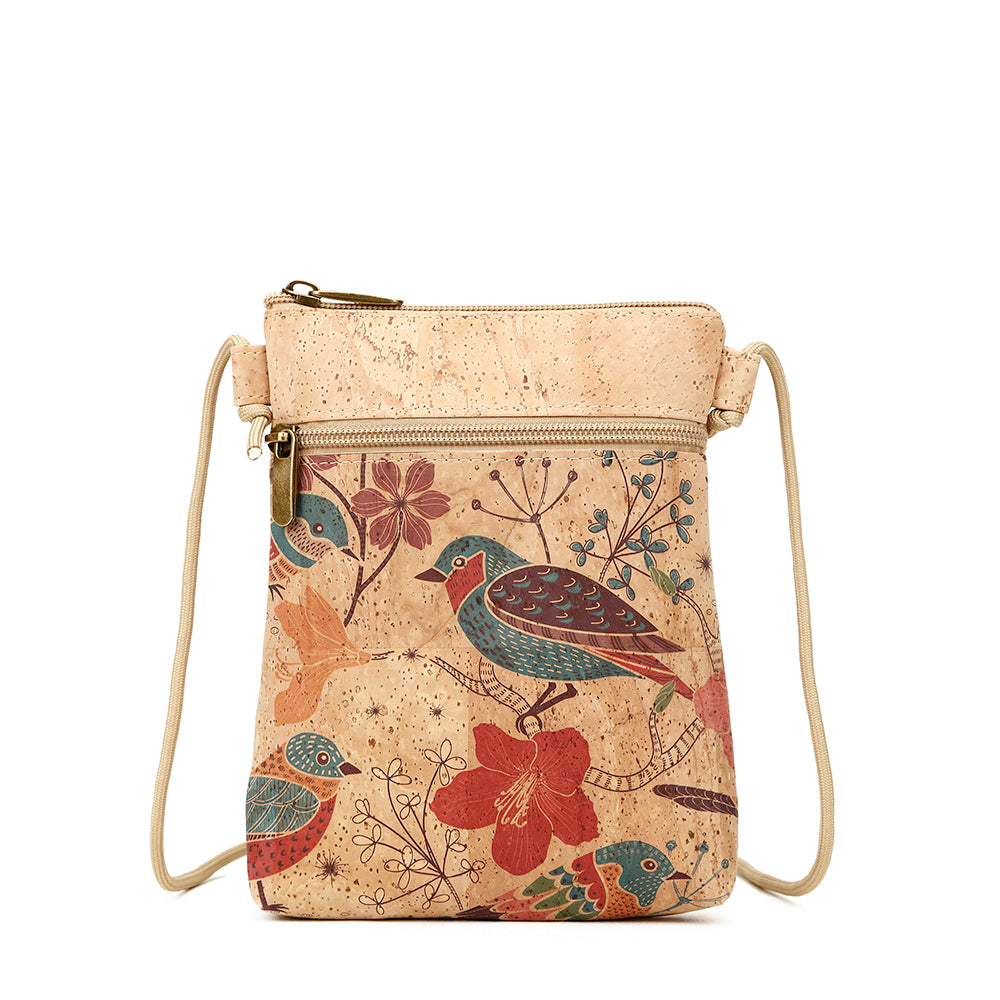 Cork Crossbody Shoulder Bag, Adjustable Crossbody Strap 