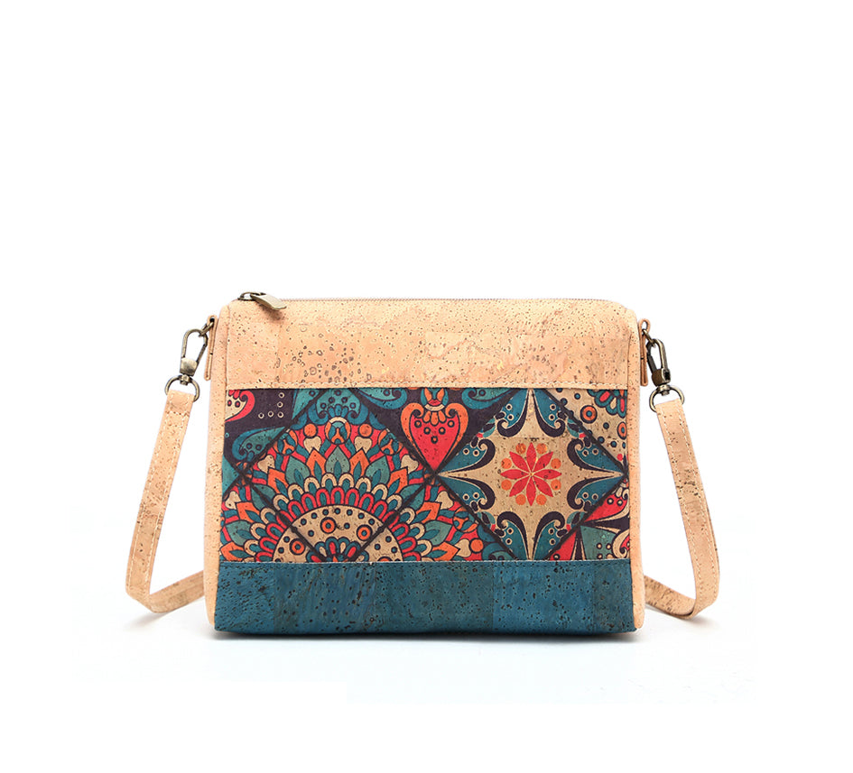 Bag made with Cork, Adjustable cross strap 704097 