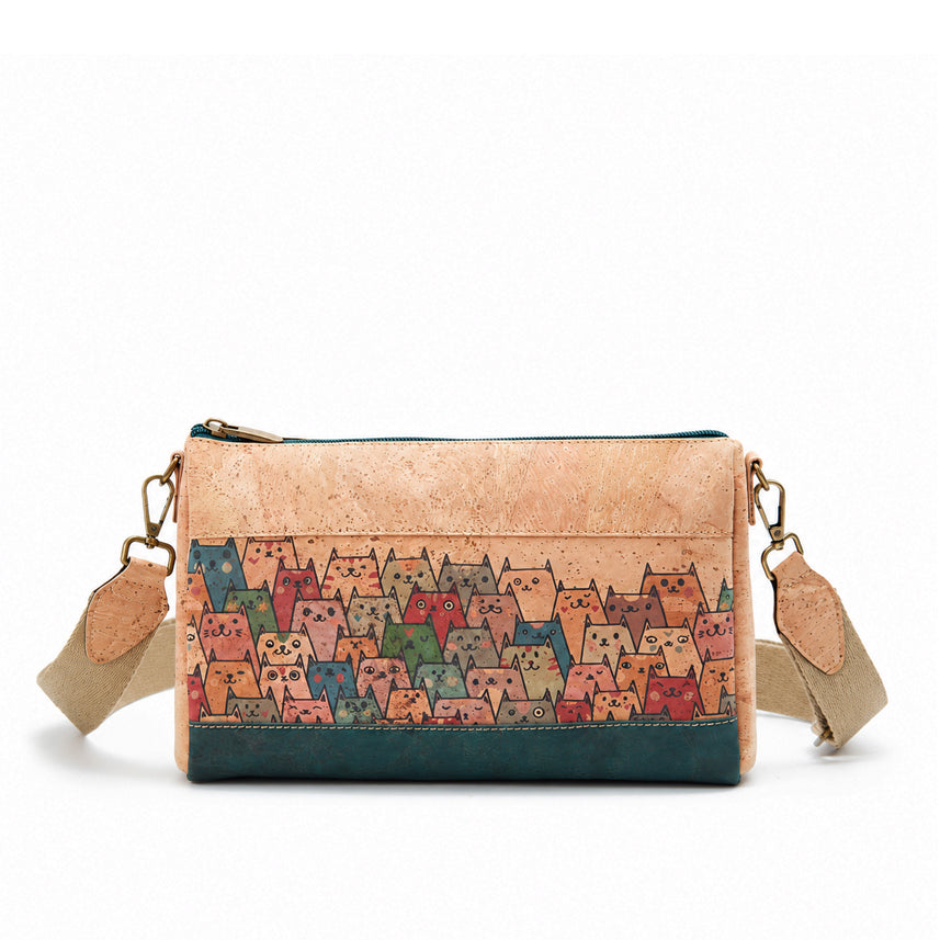 Sac à bandoulière pour femme en liège naturel - Sac pour femme Série 711
