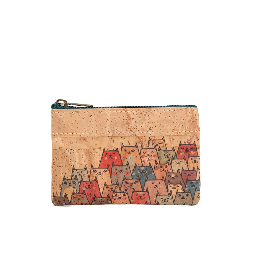 Cork coin bag, Handmade, 736 Series, 