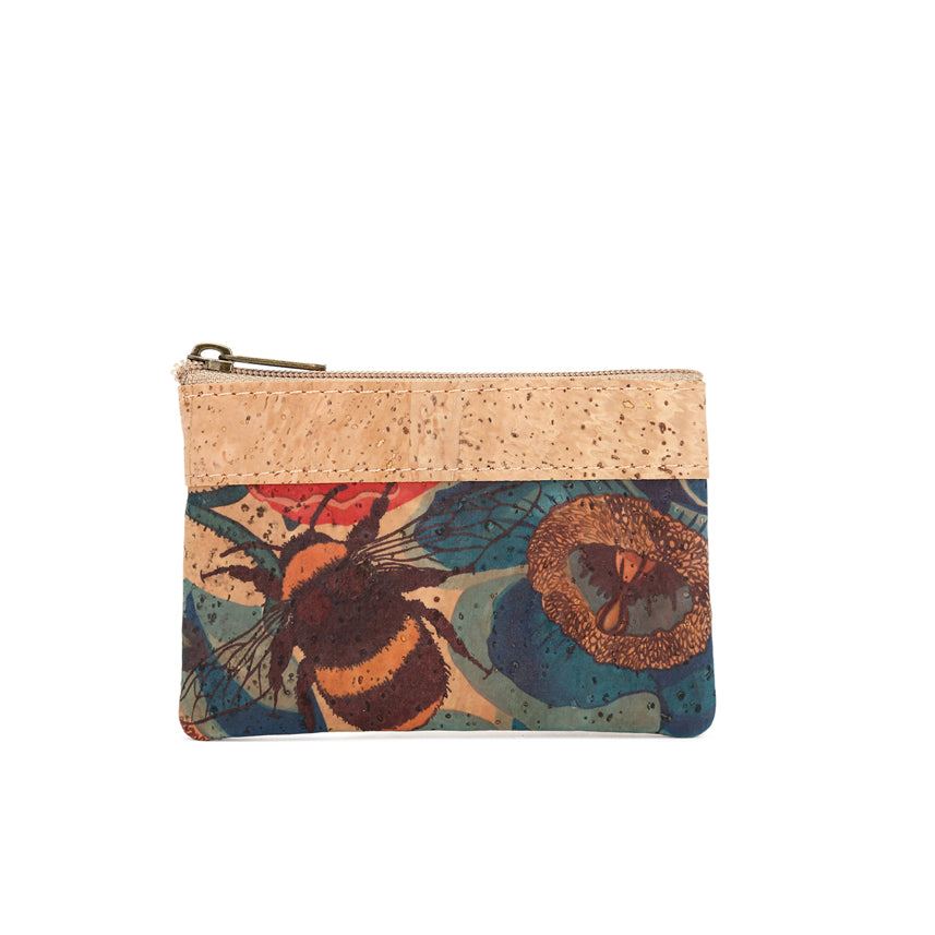 Cork coin bag, Handmade, 736 Series, 