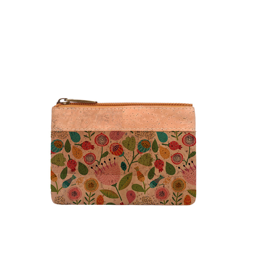 Cork coin bag, Handmade, 736 Series, 