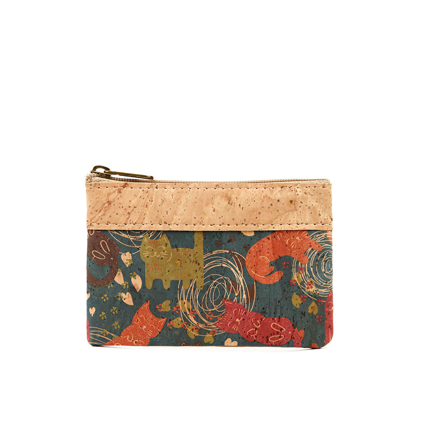 Cork coin bag, Handmade, 736 Series, 