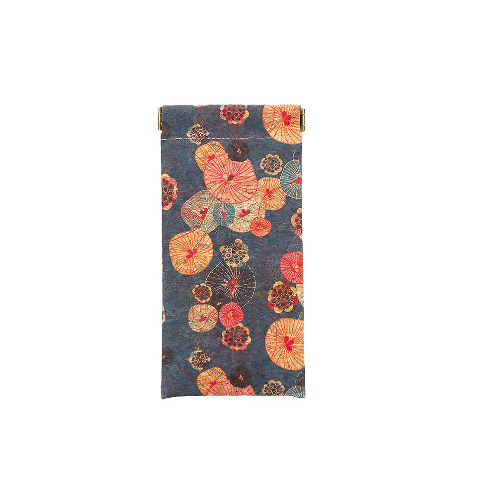 Funda de corcho para gafas, Bolsa de corcho hecha a mano, Bolsa de gafas de sol con clip Serie 748