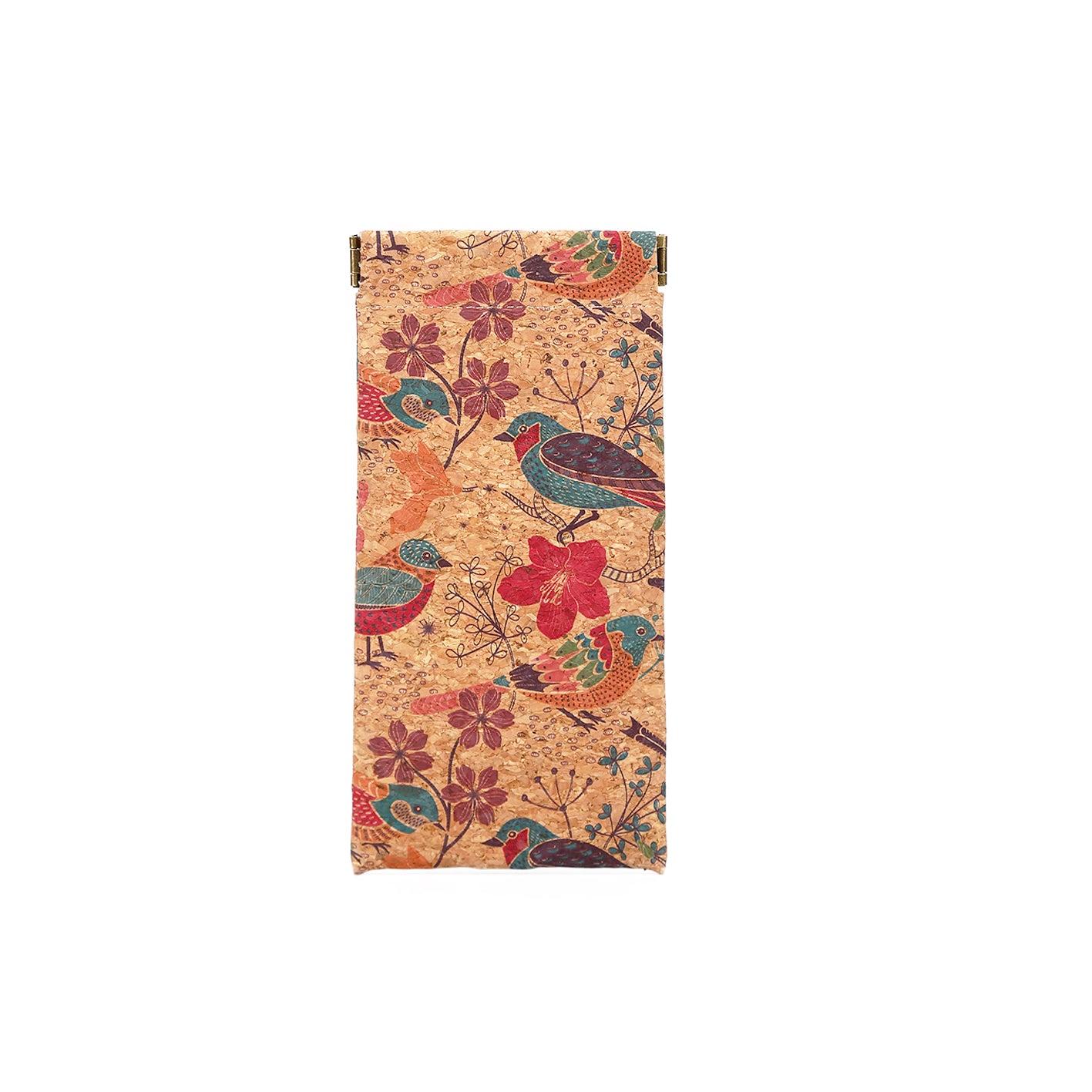 Funda de corcho para gafas, Bolsa de corcho hecha a mano, Bolsa de gafas de sol con clip Serie 748