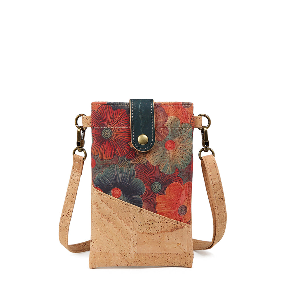 Bolso para móvil - Pequeño monedero de corcho - Alta calidad - Bolso bandolera para móvil 759 Series