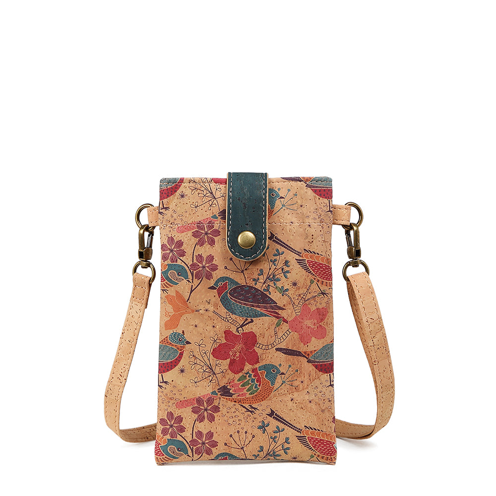 Bolso para móvil - Pequeño monedero de corcho - Alta calidad - Bolso bandolera para móvil 759 Series