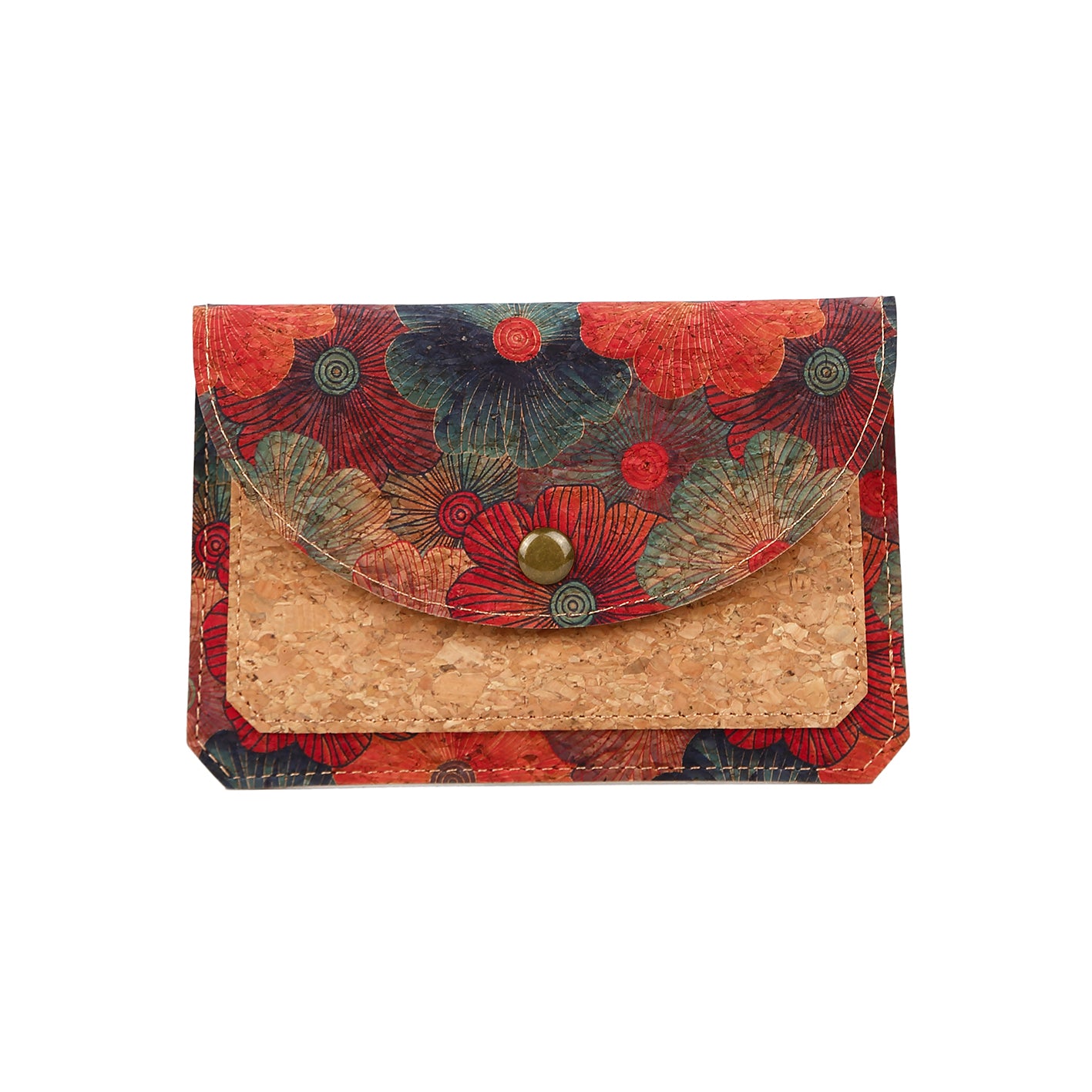 Natural cork zippered purse 738 Series 