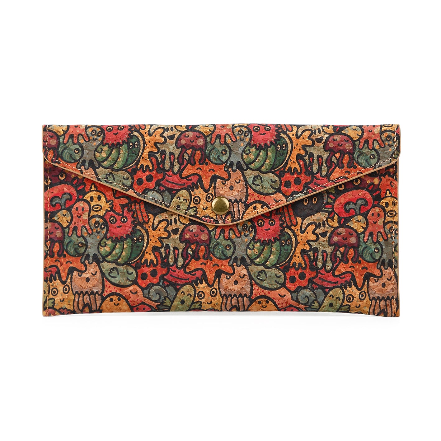 Natural cork zippered purse 738 Series 