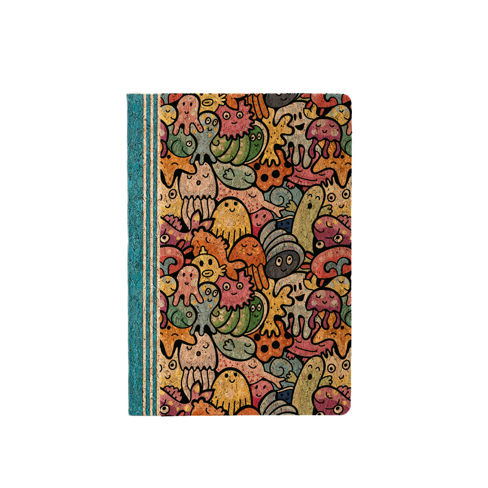 A5 notebook Cork notebook with elastic fastening 9000018