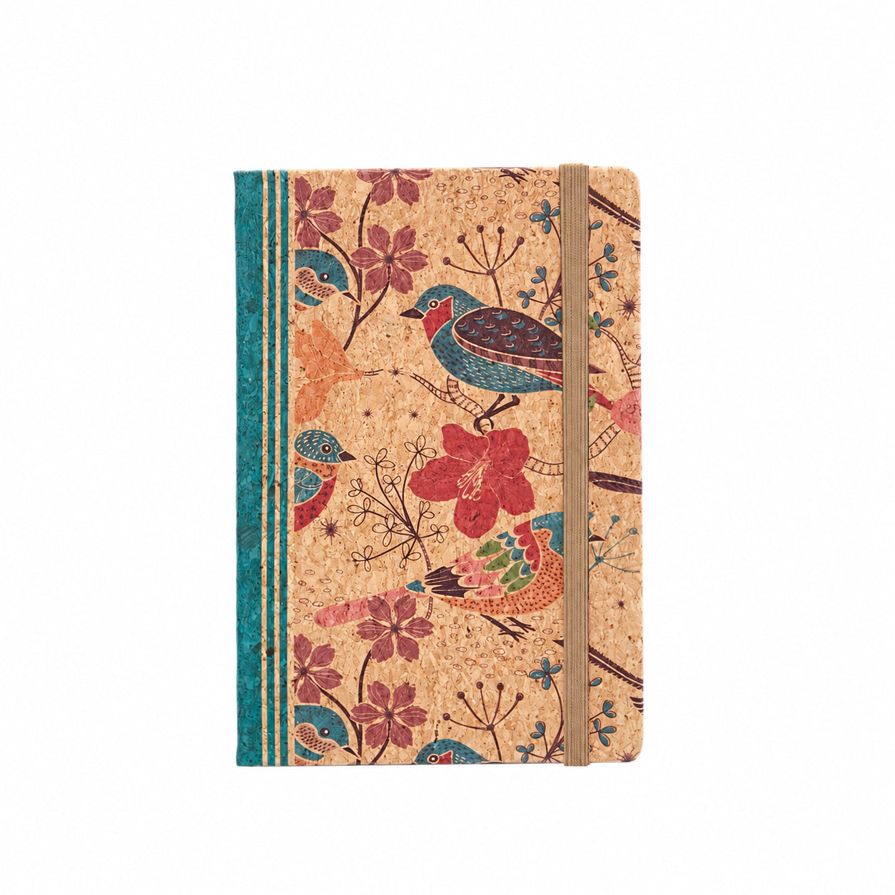 Cuaderno A5 con Tapa de Corcho Natural y Cierre Elástico | Serie 9000322 | ARTESOLO