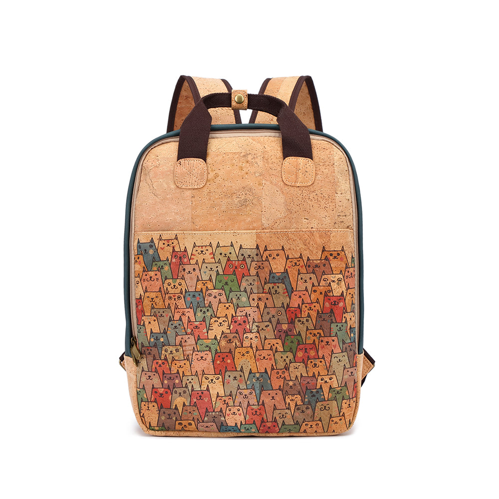 Mochila de corcho - Mochila portátil vegana /Mochila de oficina 912 Series