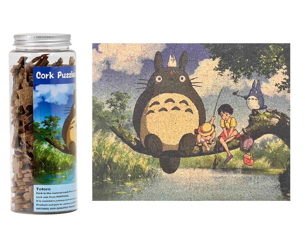Puzzles De Corcho,  Puzzles Totoro Puzzle , 120 Piezas Rompecabezas