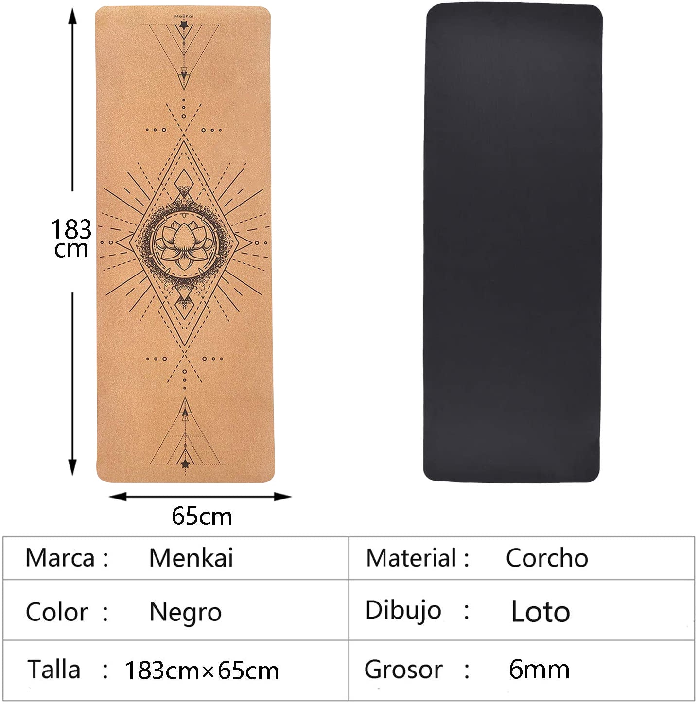 Non-slip Yoga mat, Yoga mat cork 004 