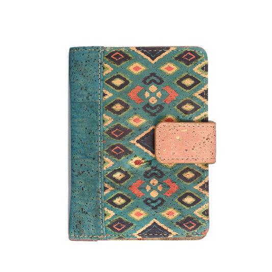 Women's cork wallet zipper Vegan wallet