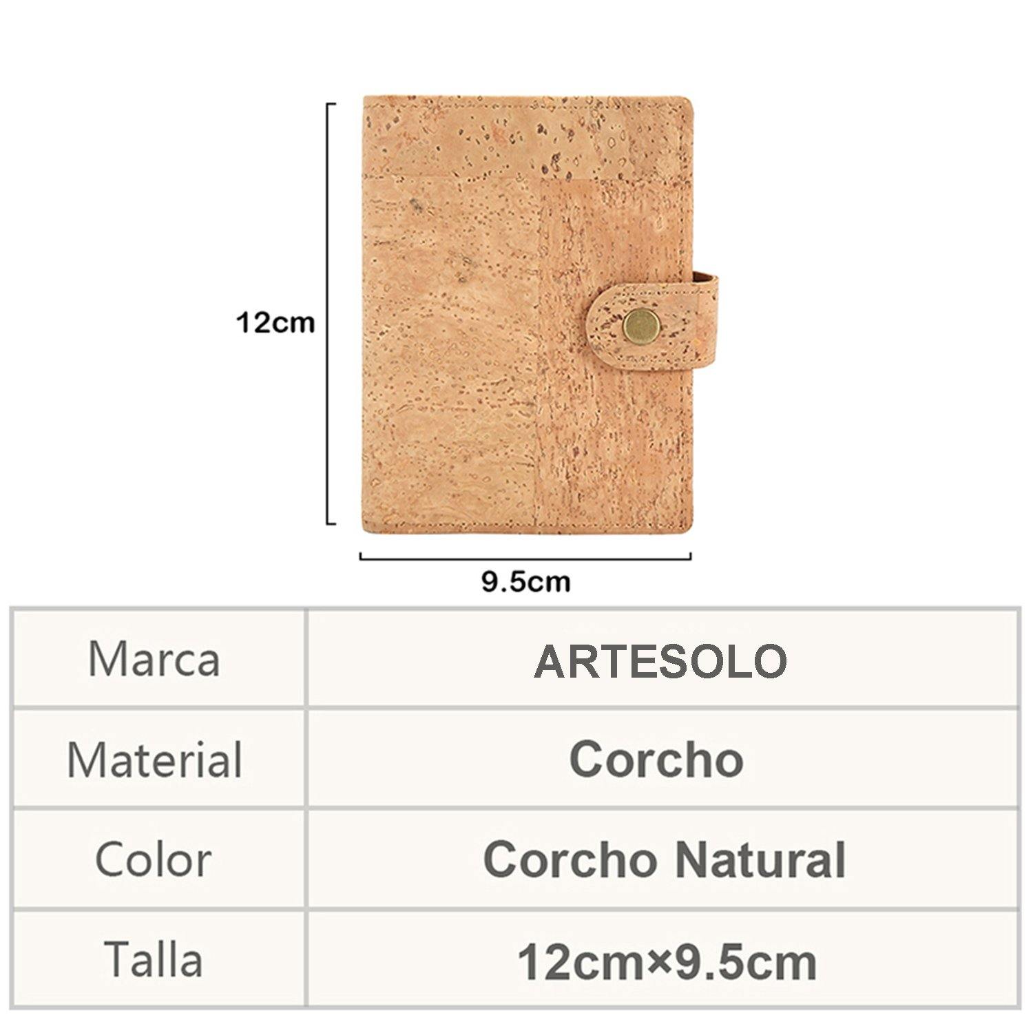 Billetera de Corcho Color Natural - ARTE