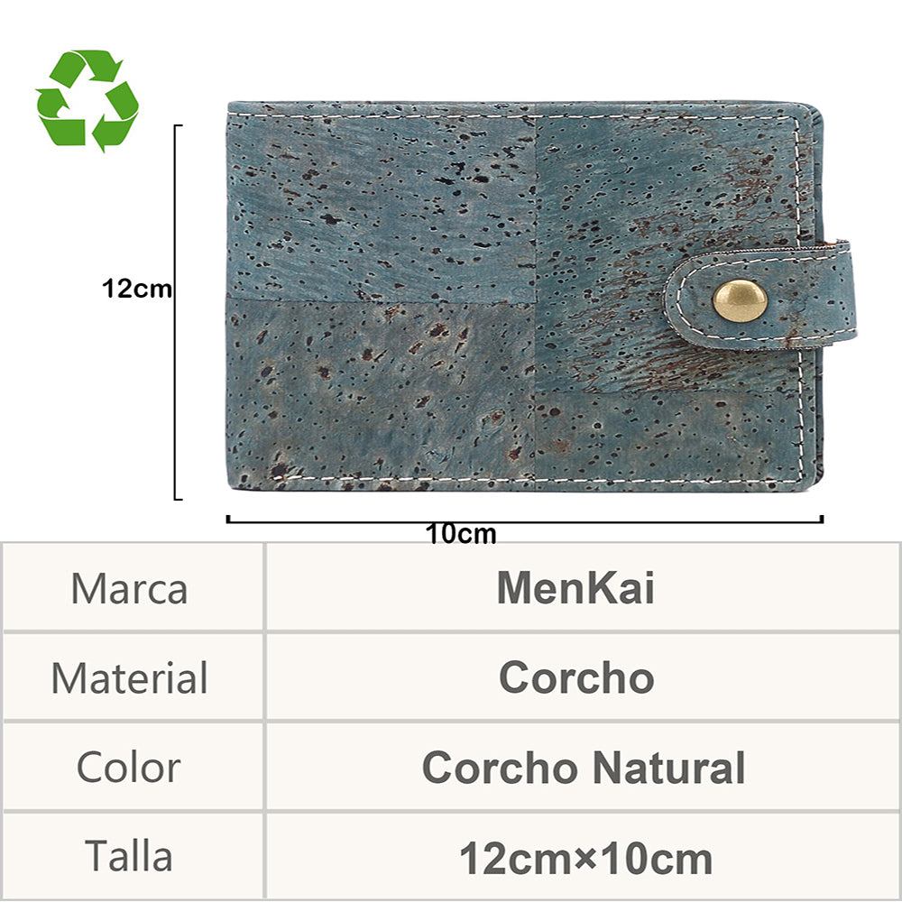 Cork Wallet for Men Vegan Wallet Eco Wallet for Men Gift for Him